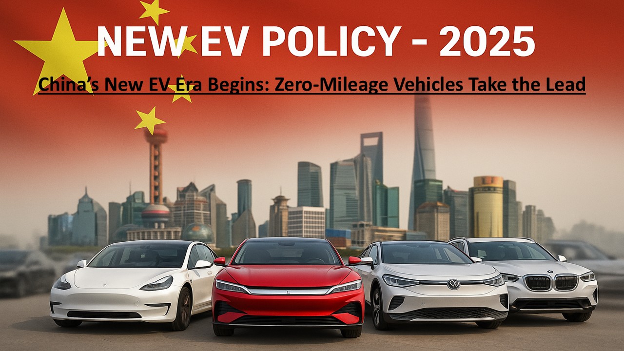 China New Auto Policy & Zero‑Mileage EV Rule (July 2025)