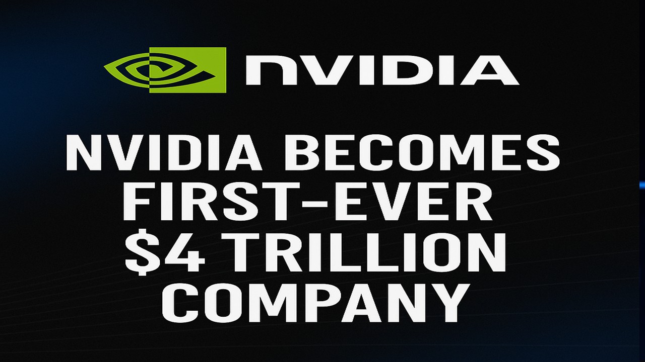 Nvidia Becomes the First-Ever $4 Trillion Tech Company