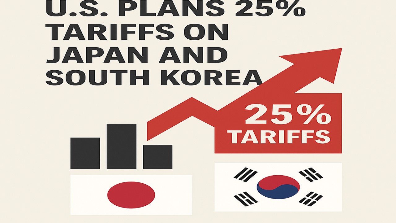 US Tariffs Shock Japan & Korea