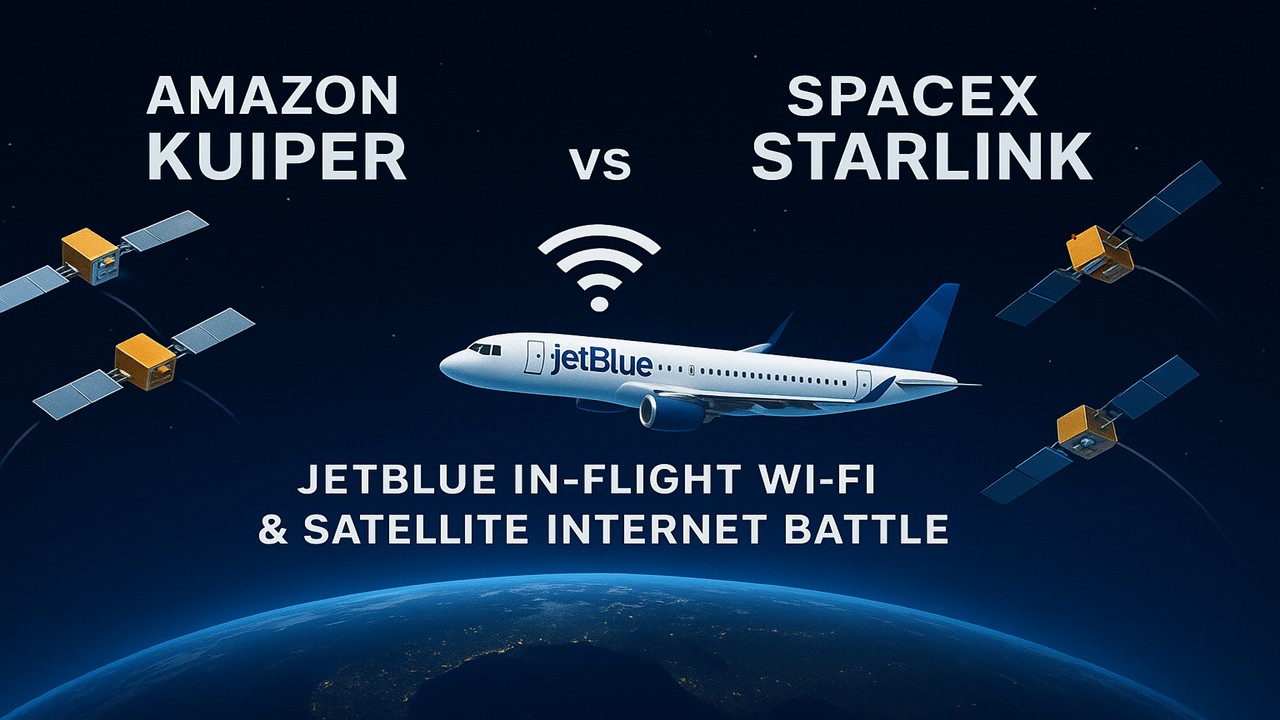 Amazon Kuiper Partner with JetBlue: Battle Against Starlink!