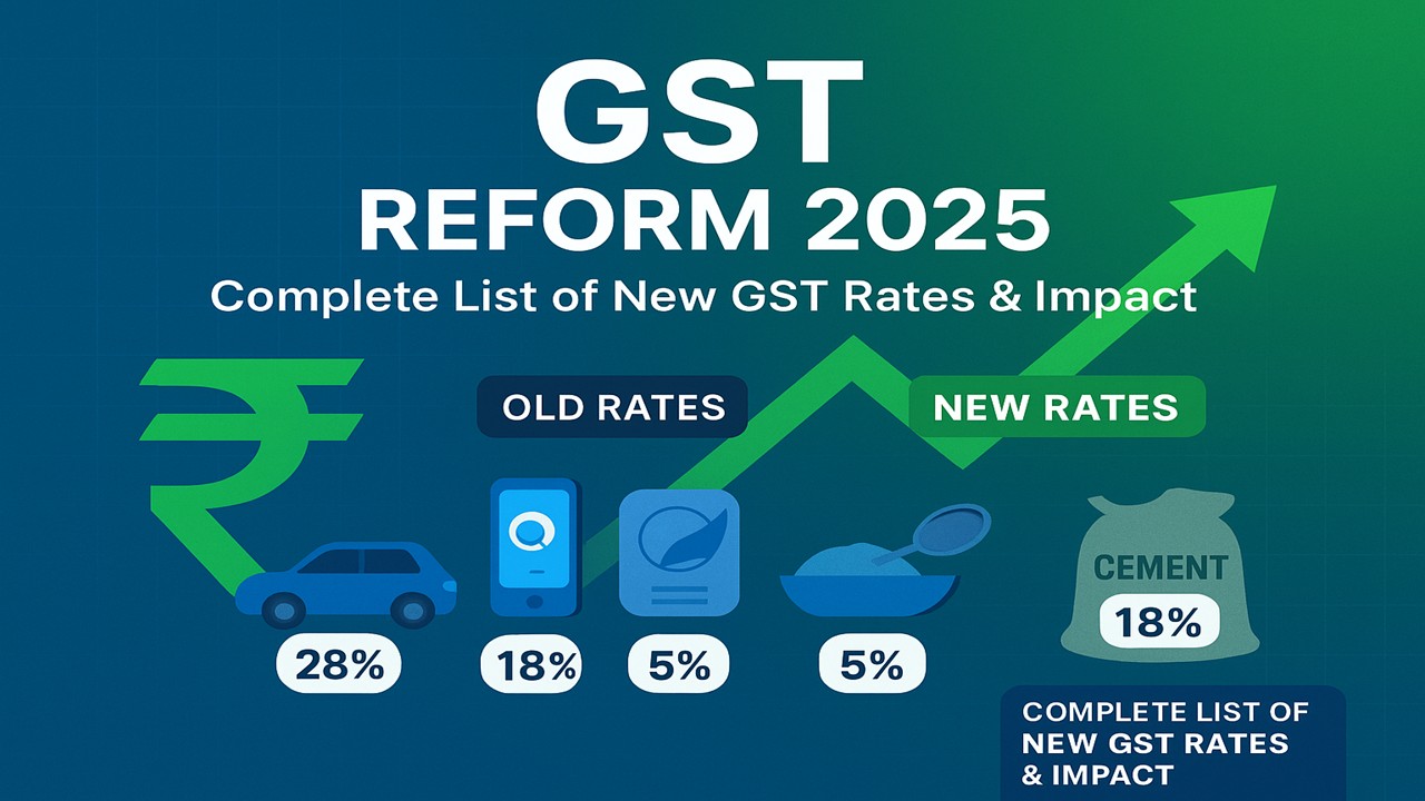 GST Reform 2025: Complete List of New GST Rates and Impact on Consumers