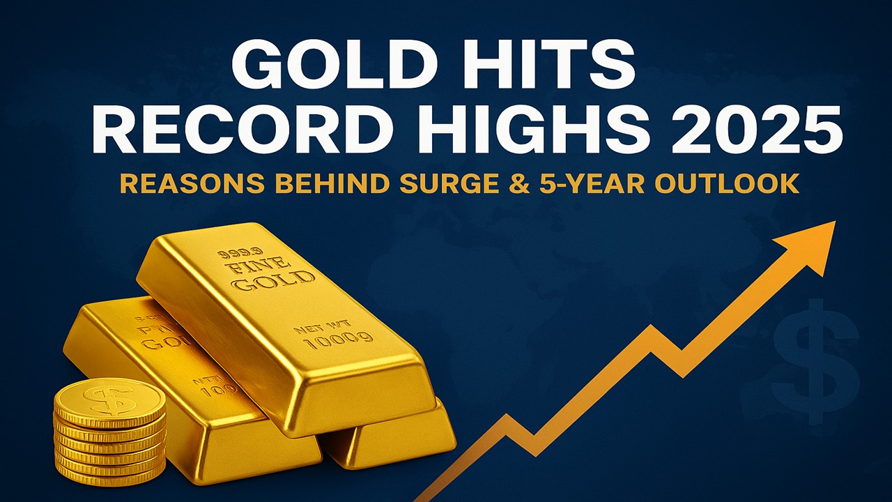 Gold at Record Highs in 2025: Reasons Behind the Surge and 5-Year Outlook