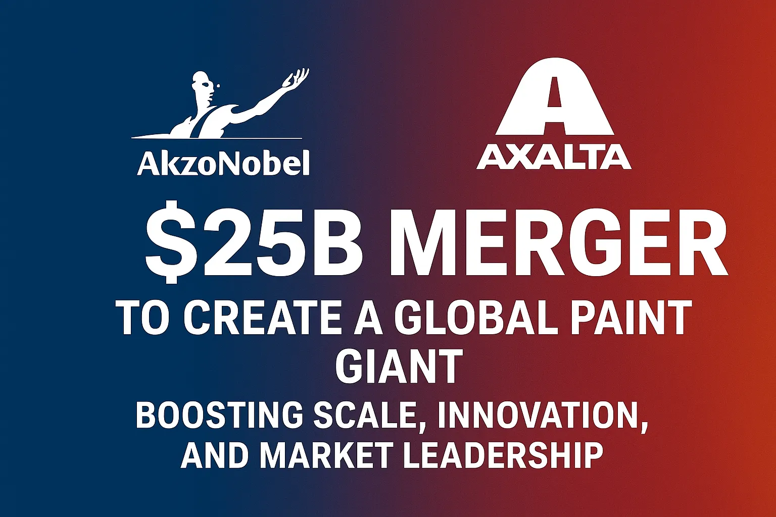 AkzoNobel–Axalta $25B Merger Creates New Global Paint Giant
