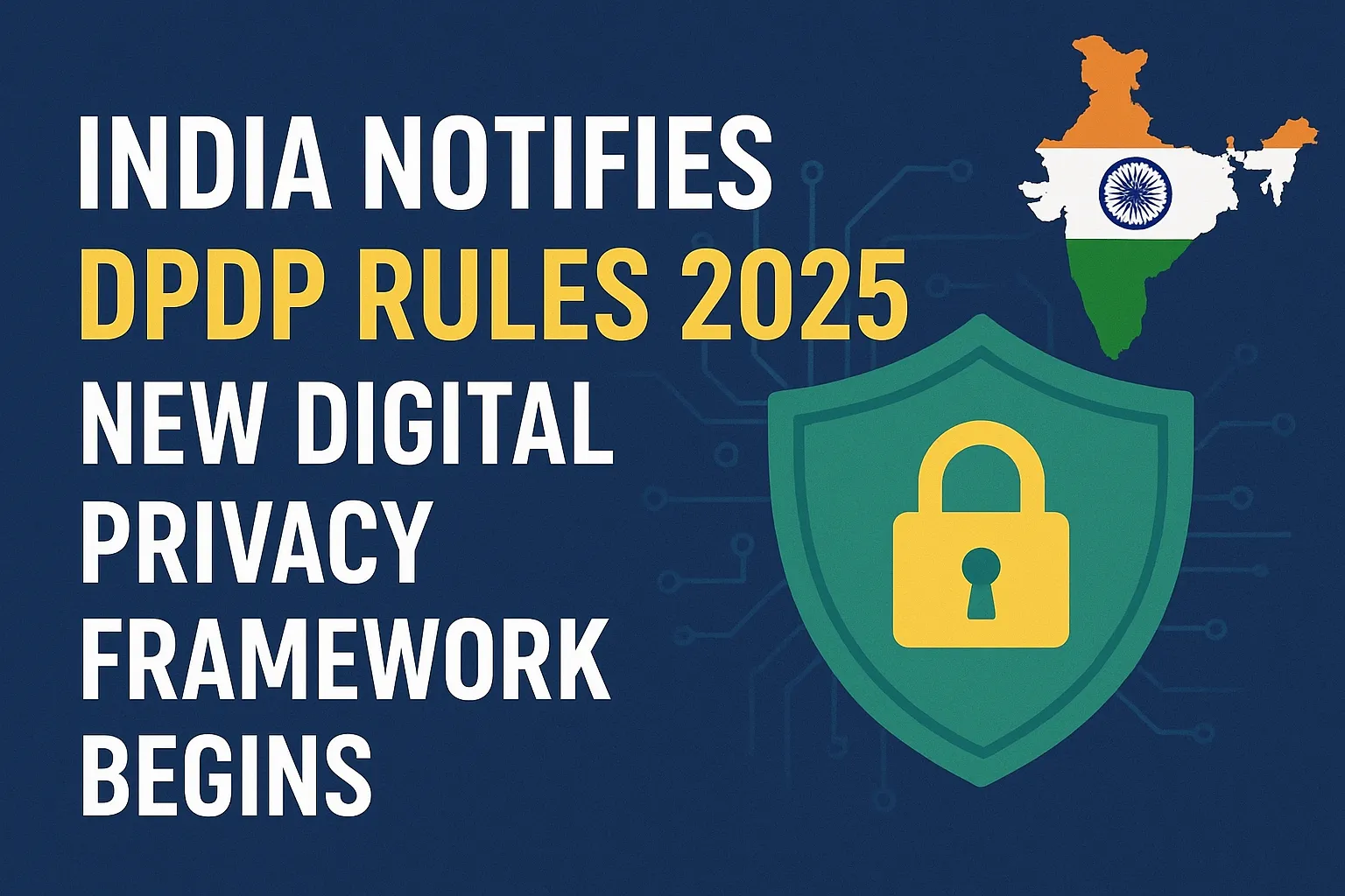 India Notifies DPDP Rules 2025: New Digital Privacy Framework Begins