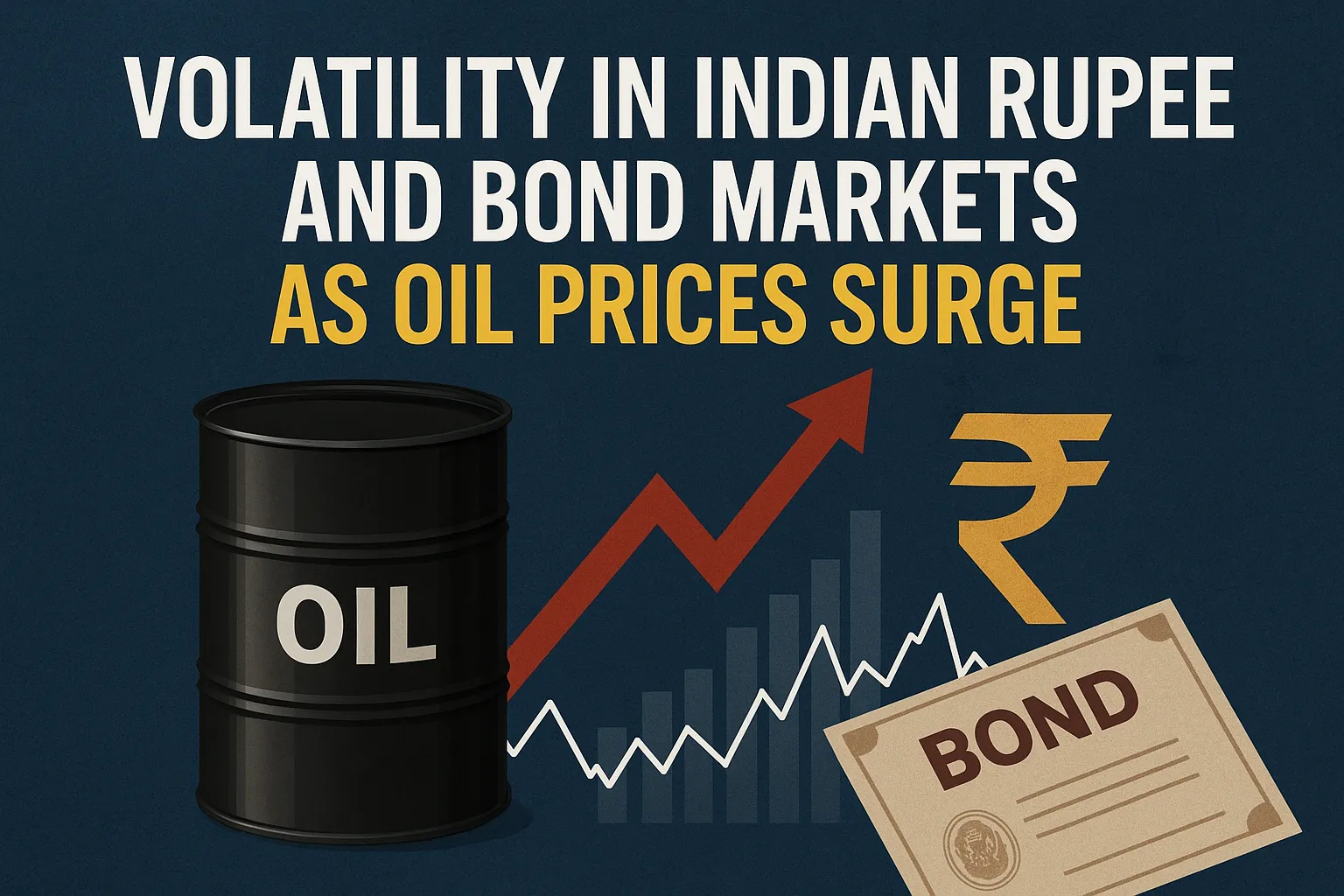 Volatility in Indian Rupee and Bond Markets as Oil Prices Surge
