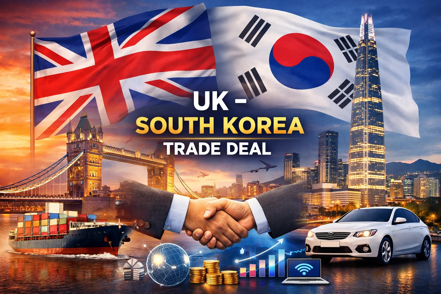 UK and South Korea Sign Upgraded Trade Deal