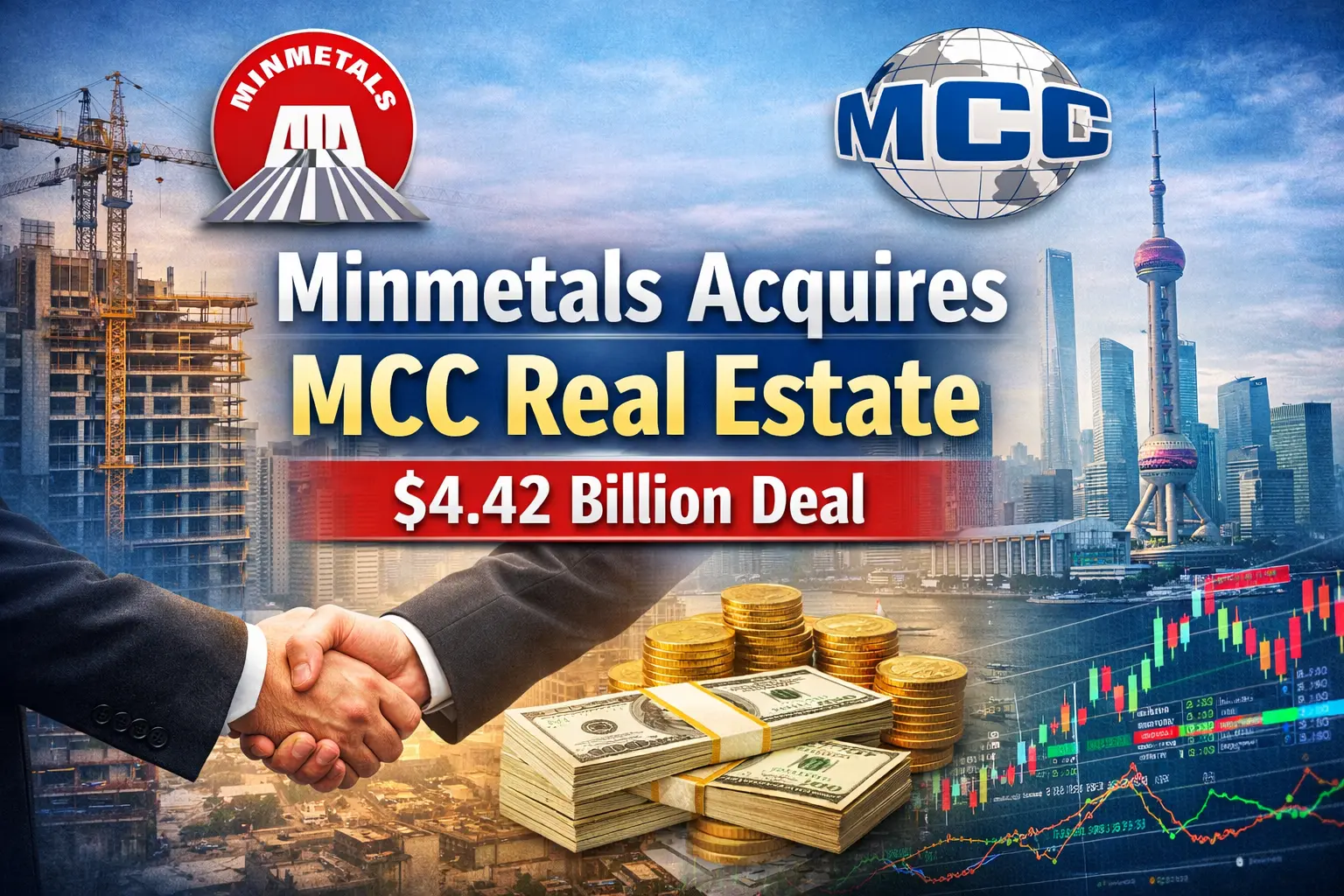 Minmetals Acquires MCC Real Estate in $4.42 Billion Deal
