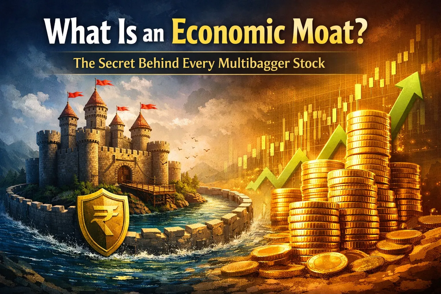 What Is an Economic Moat? The Secret Behind Every Multibagger Stock