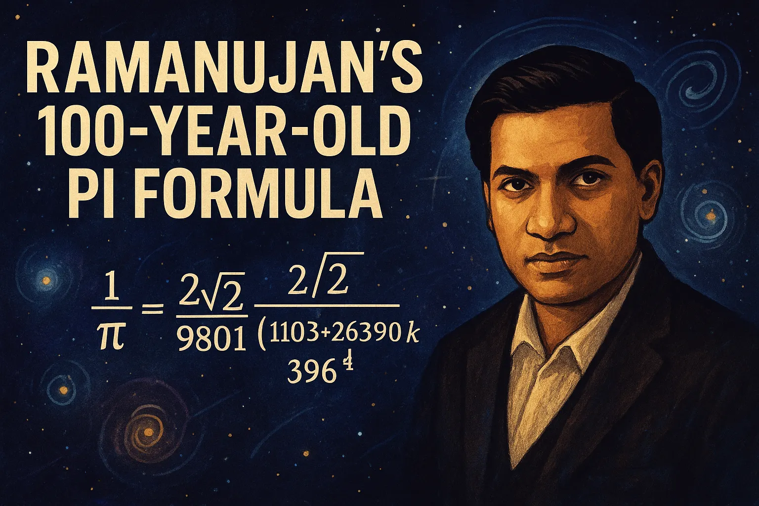 Ramanujan’s 100-Year-Old Pi Formula: The Hidden Universe Inside His Genius