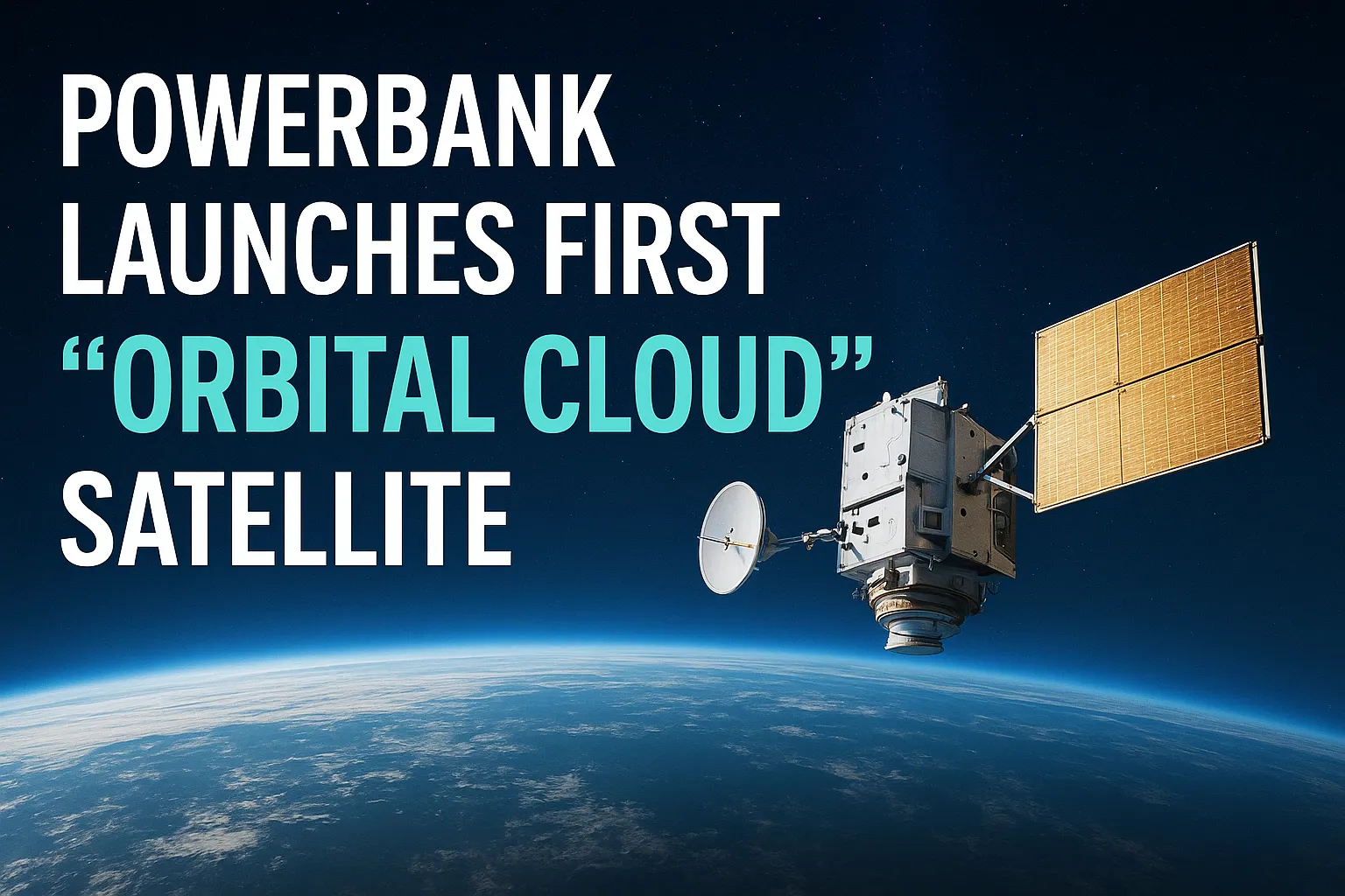 PowerBank Launches First “Orbital Cloud” Satellite