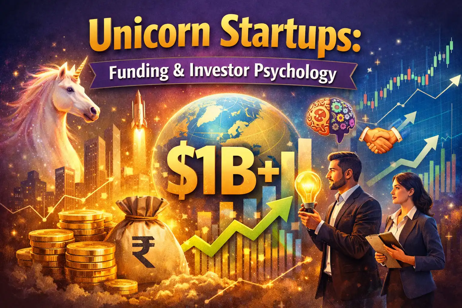 Unicorn Startups: Funding & Investor Psychology