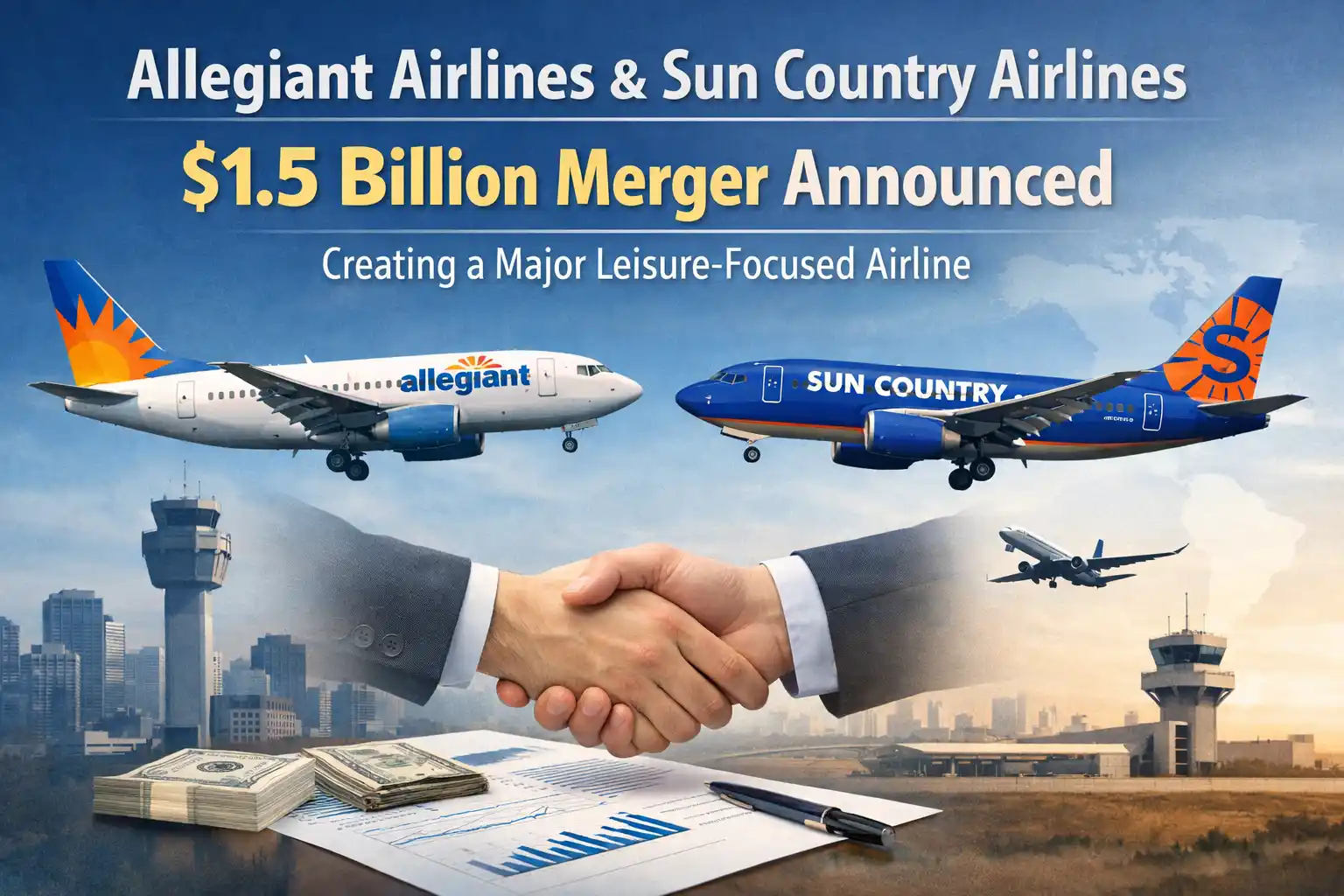 Allegiant Airlines–Sun Country Merger: $1.5 Billion Deal
