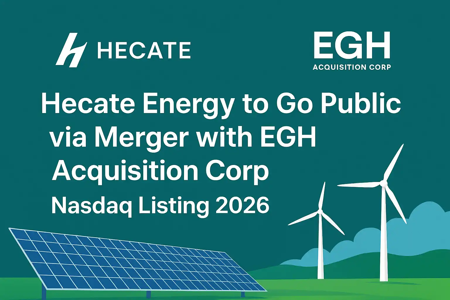 Hecate Energy to Go Public via Merger with EGH Acquisition Corp