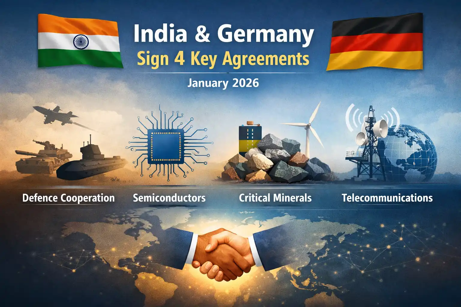 India–Germany Sign 4 Key Agreements in Defence & Semiconductors