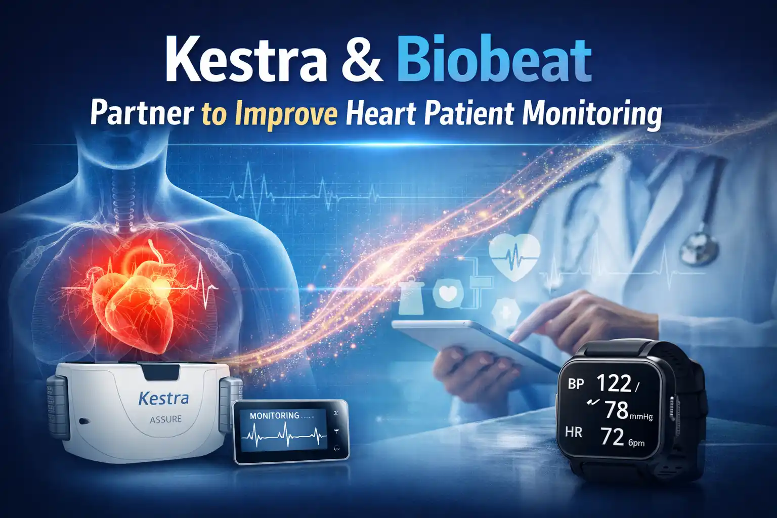 Kestra Partners with Biobeat to Improve Heart Patient Monitoring