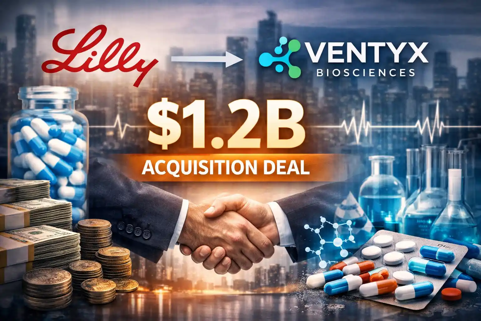 Eli Lilly Acquires Ventyx for $1.2B to Boost Oral Therapies