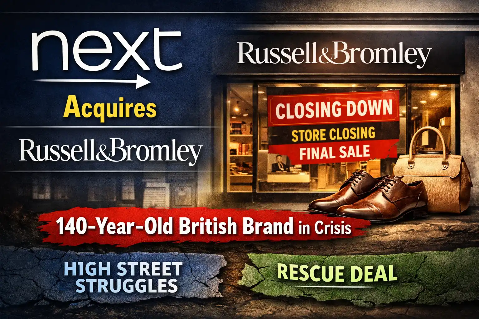 Next plc Acquires Russell & Bromley: Why the 140-Year-Old British Brand Needed a Rescue Deal