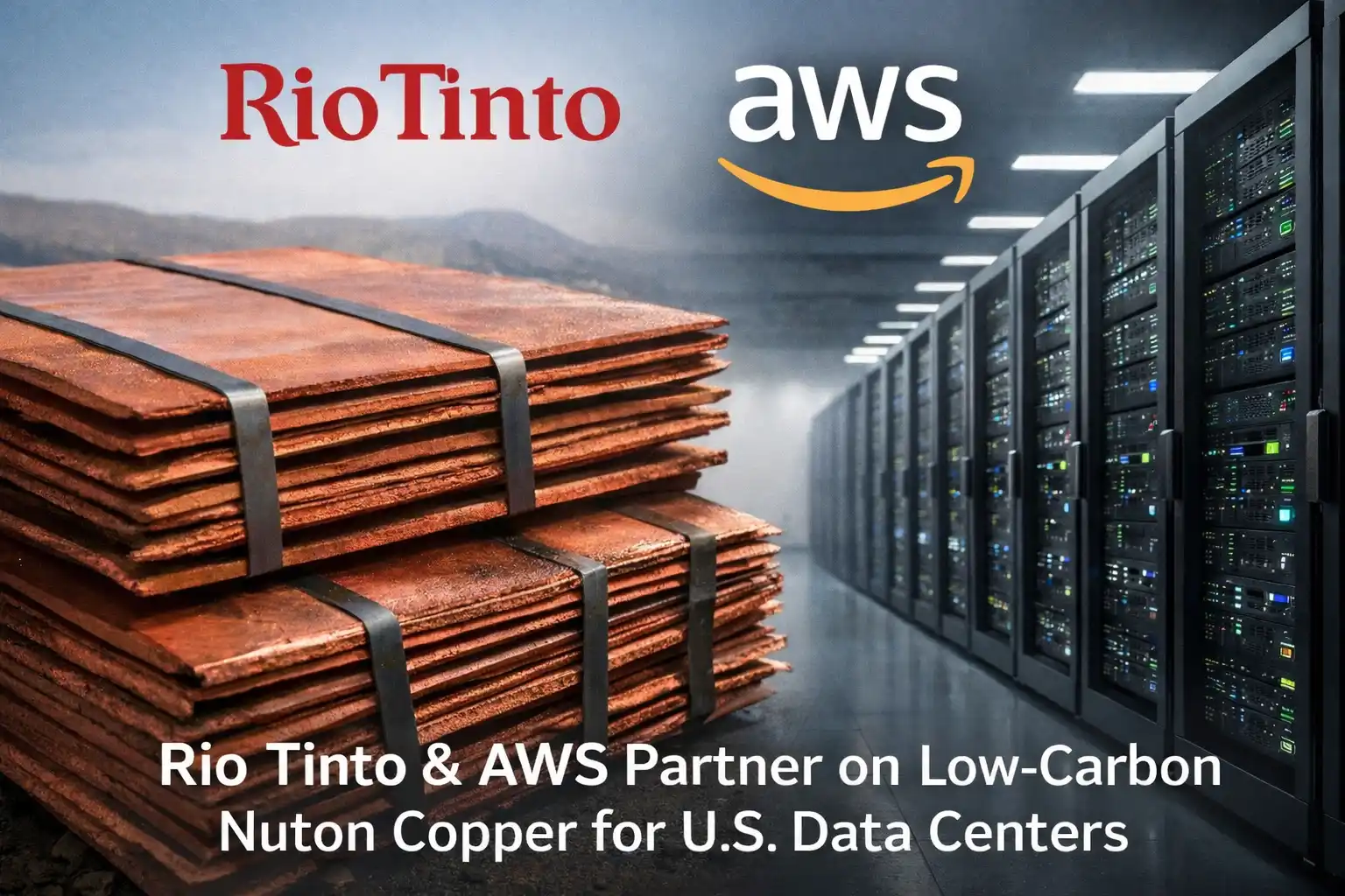 Rio Tinto and AWS Launch Low-Carbon Nuton Copper for U.S. Data Centers
