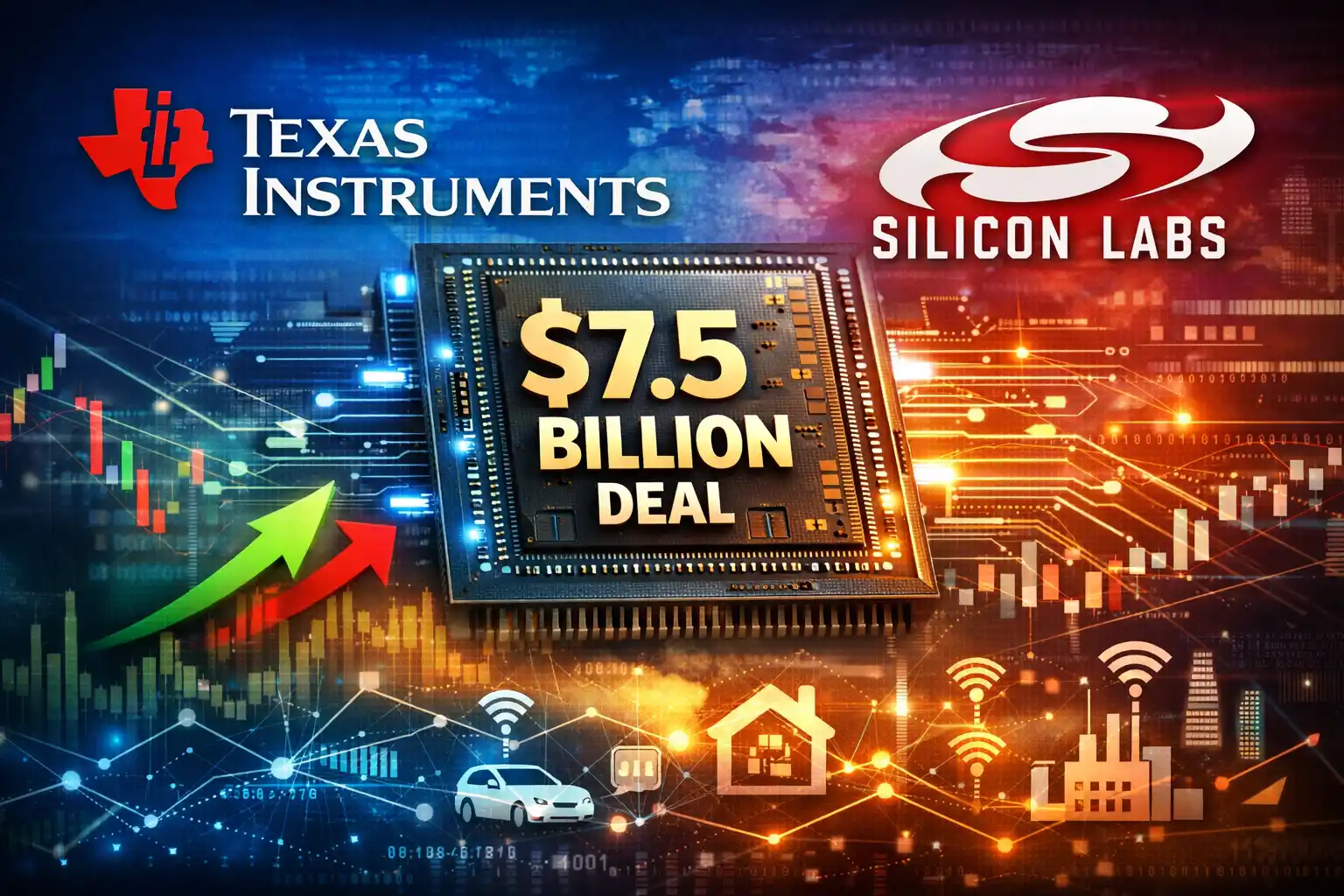 TI–Silicon Labs Acquisition: $7.5 Billion Deal Reshapes Wireless Chip Market