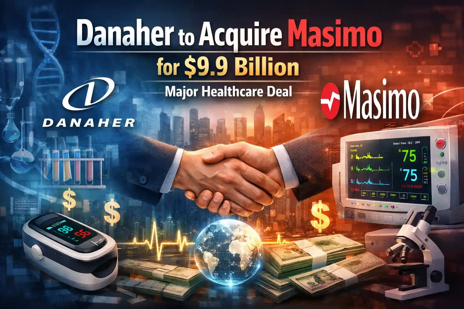 Danaher to Acquire Masimo for $9.9 Billion in Major Healthcare Deal