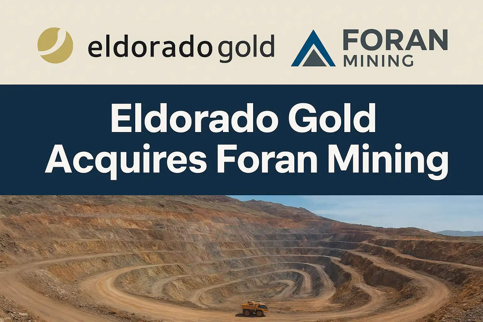 Eldorado Gold Acquires Foran Mining in $3.8B Mining Deal