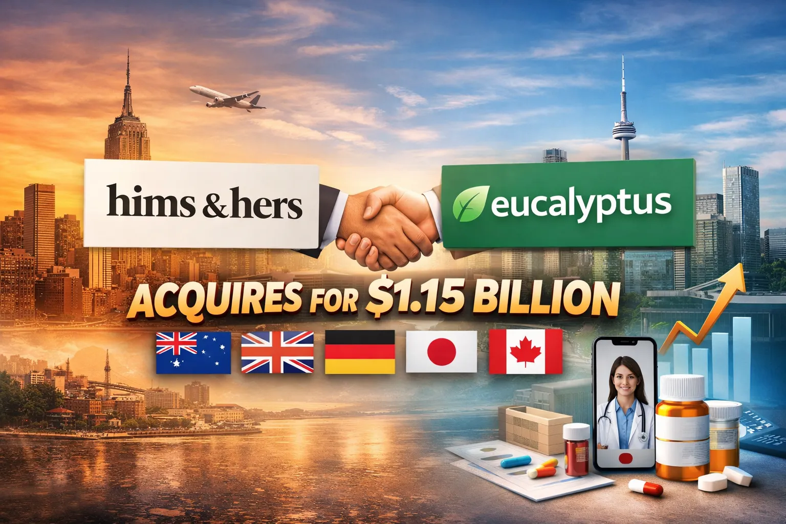 Hims & Hers Buys Eucalyptus for $1.15B to Boost Global Expansion
