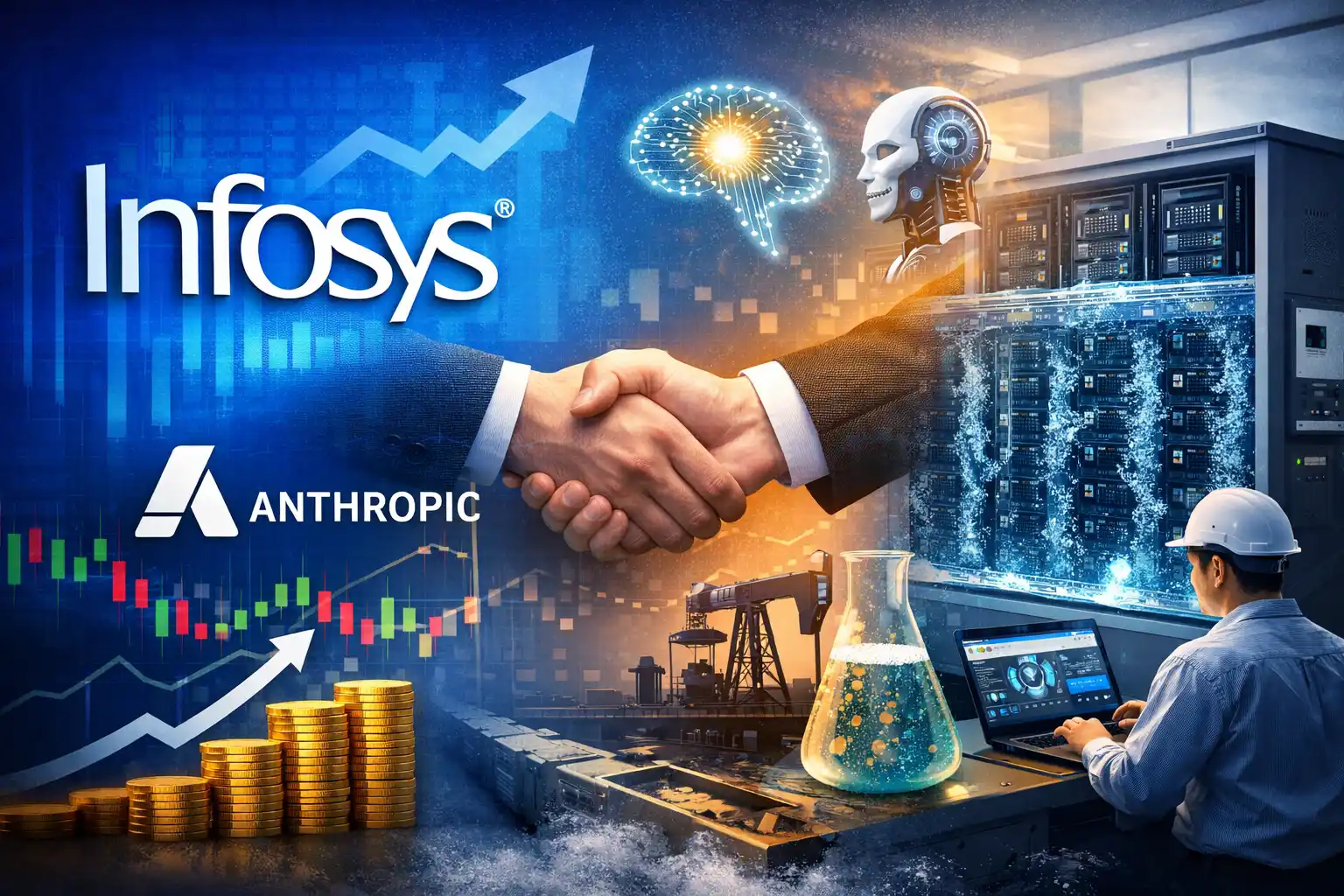 Infosys Stock Gains After Anthropic Deal, Strengthens AI and Data Center Strategy