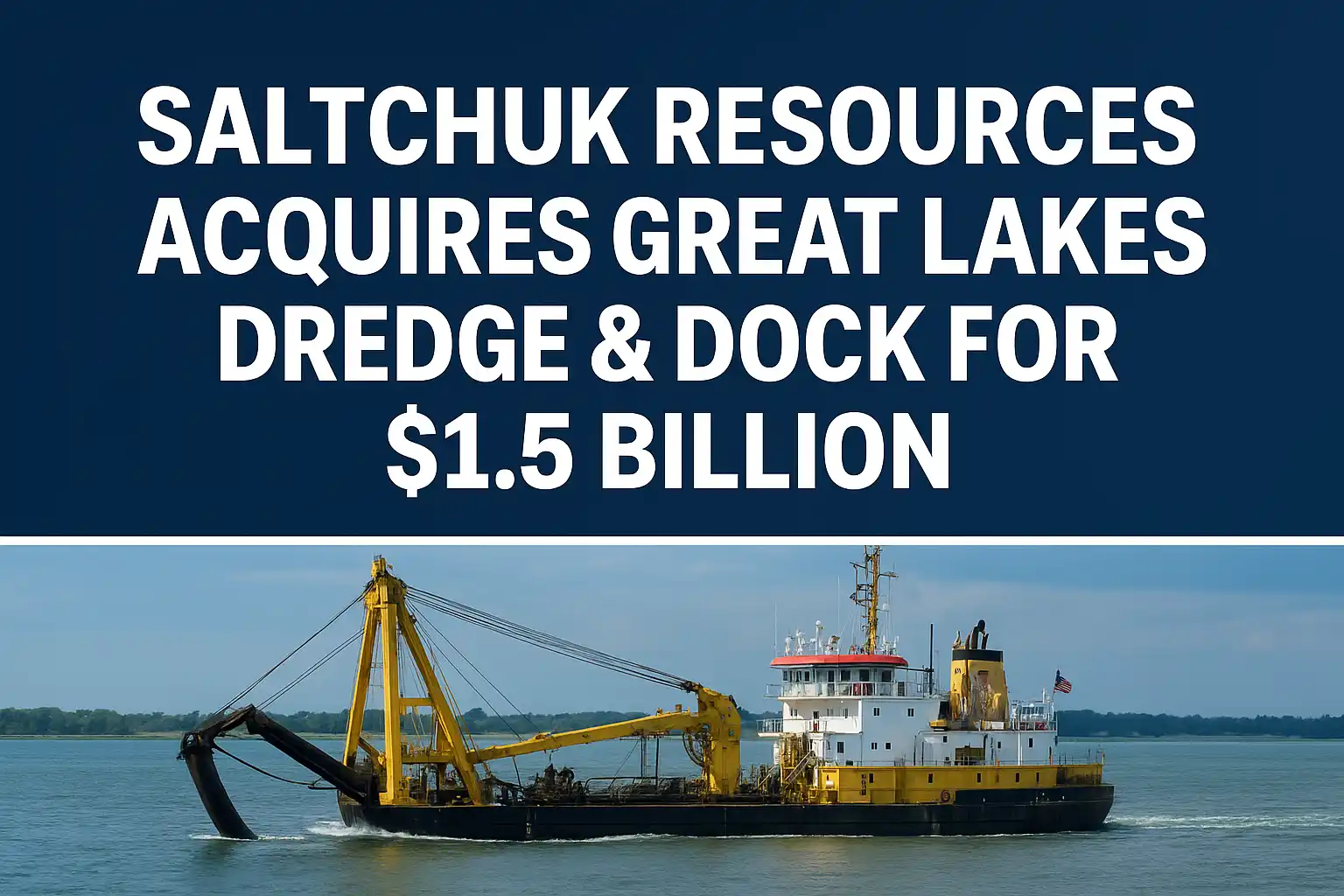 Saltchuk Resources Agrees to Buy Great Lakes Dredge & Dock for $1.5 Billion