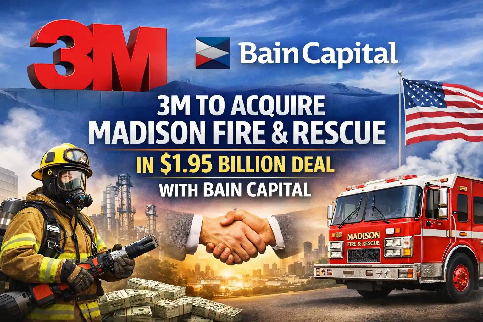 3M to Acquire Madison Fire & Rescue in $1.95 Billion Deal with Bain Capital