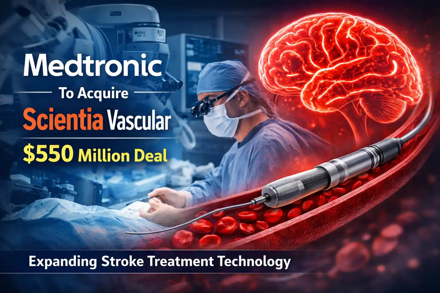 Medtronic to Acquire Scientia Vascular for $550M to Expand Neurovascular Technology