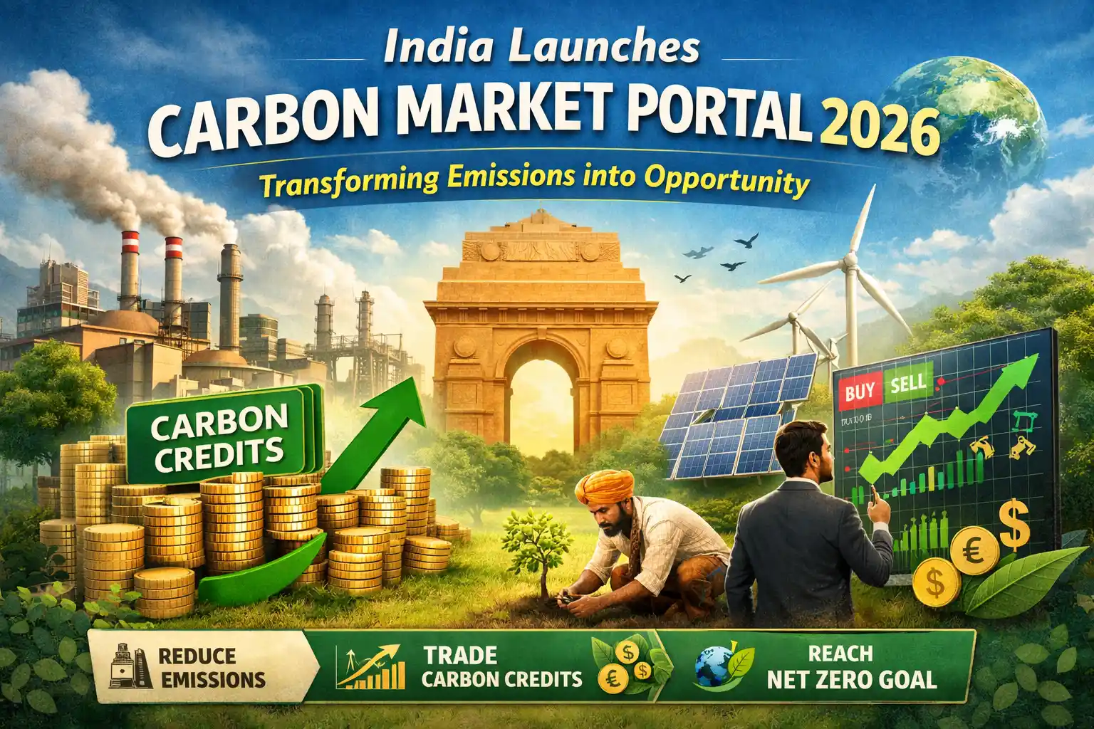 India’s Big Climate Move: Carbon Market Portal Launch and Its Economic Impact