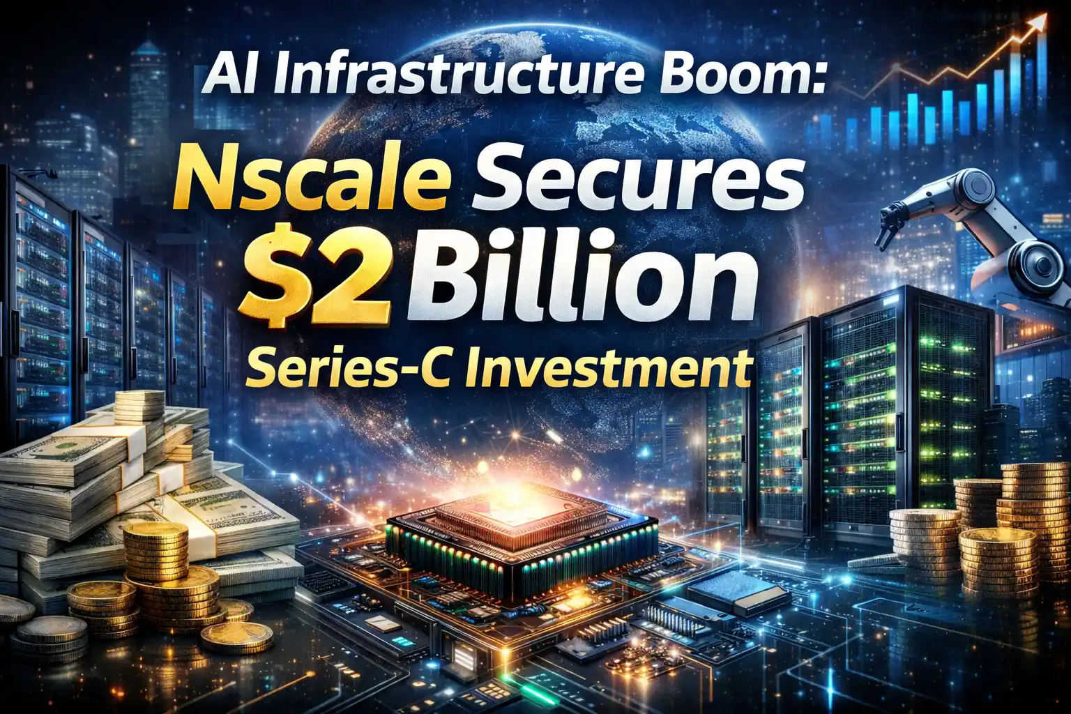 Nscale Raises $2 Billion in Series-C Funding to Expand Global AI Infrastructure