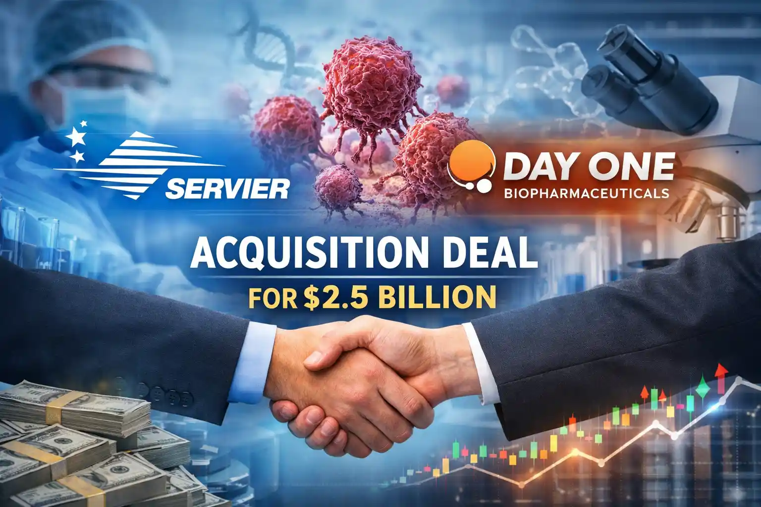 Servier to Acquire Day One Biopharmaceuticals for $2.5 Billion to Expand Cancer Drug Portfolio