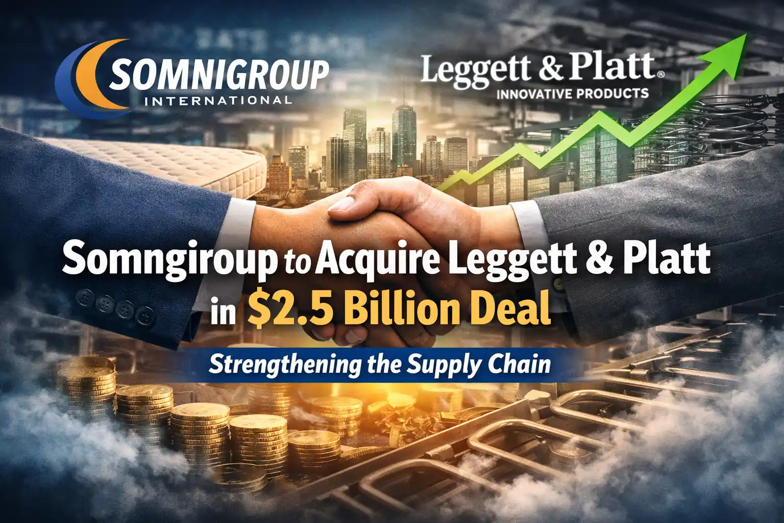 Somnigroup Buys Leggett & Platt in $2.5B All-Stock Deal – Key Details & Impact