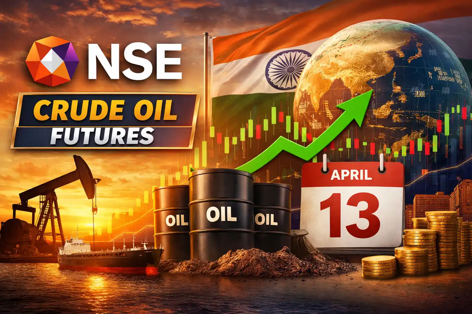 NSE to Launch Crude Oil Futures on April 13: A Big Boost for India’s Commodity Market