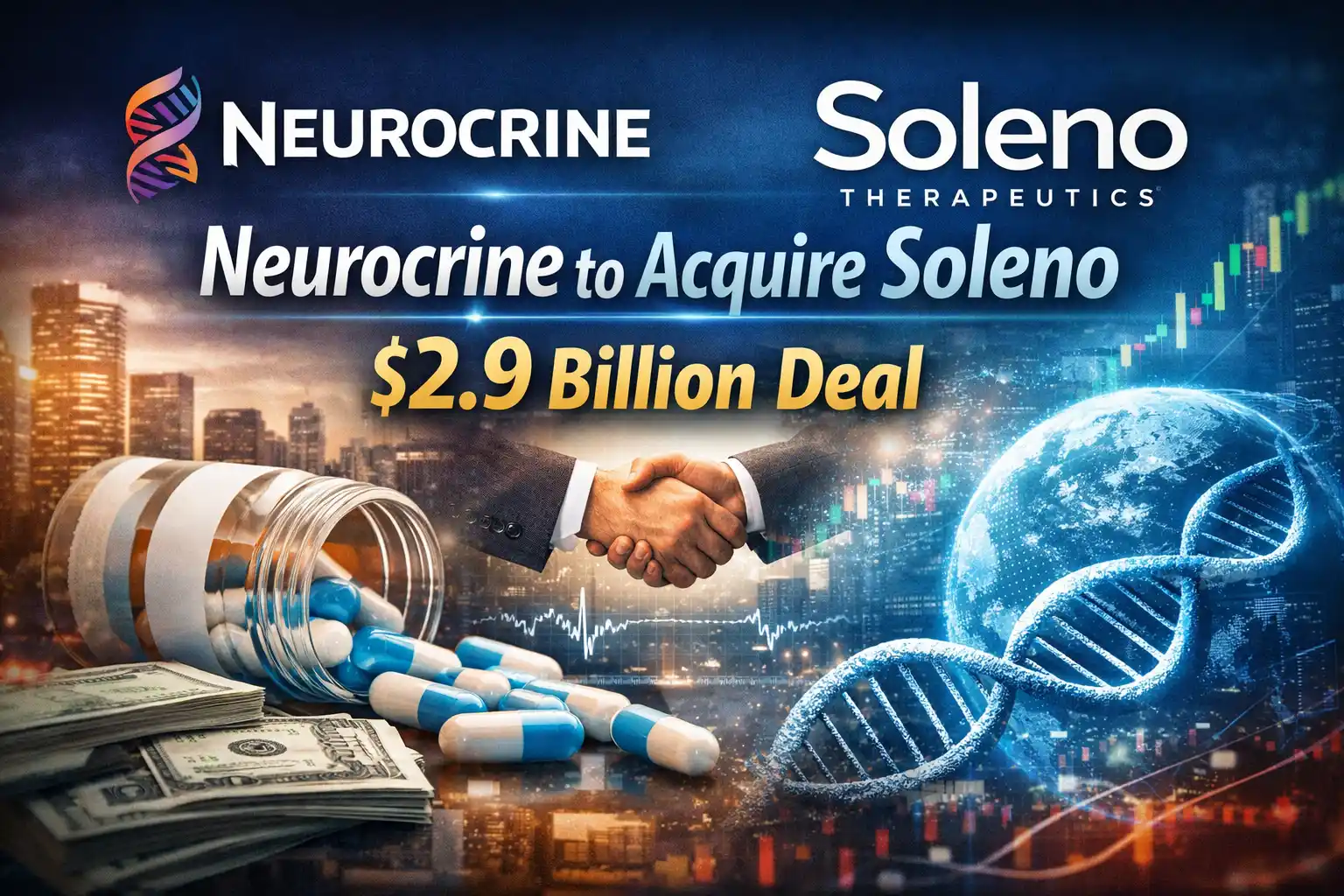 Neurocrine’s $2.9B Acquisition of Soleno: A Big Move into Rare Disease Market