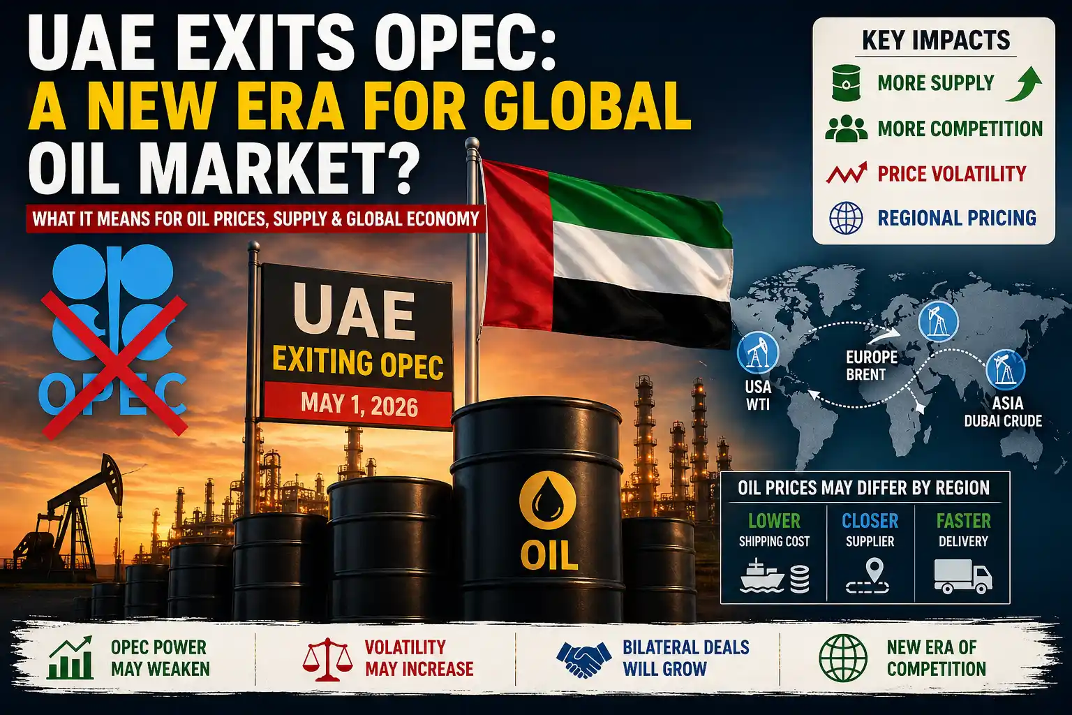 UAE Exit from OPEC: Will the Global Oil Market Structure Change?