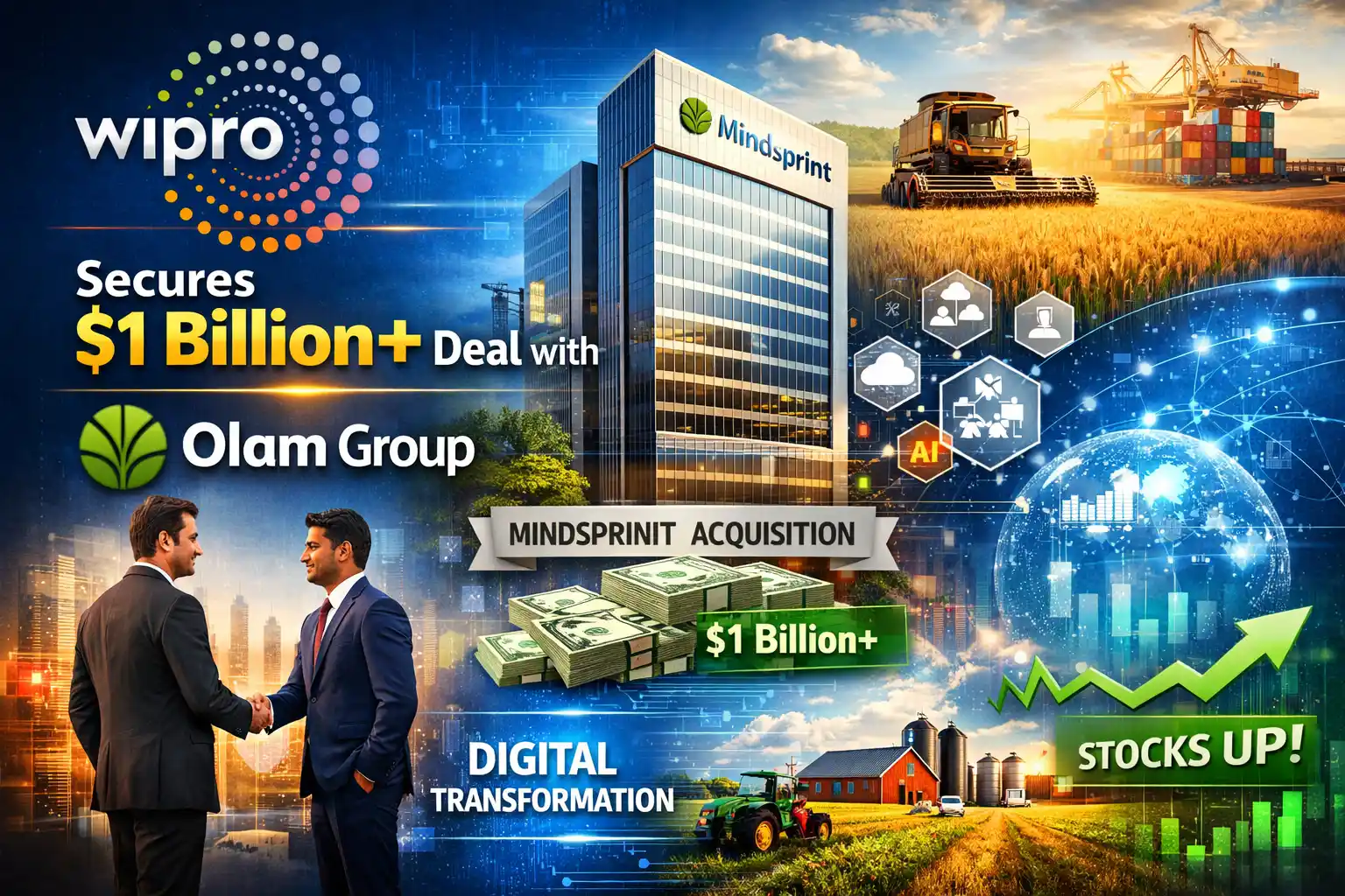 Wipro Secures Mega $1 Billion+ Transformation Deal with Olam Group