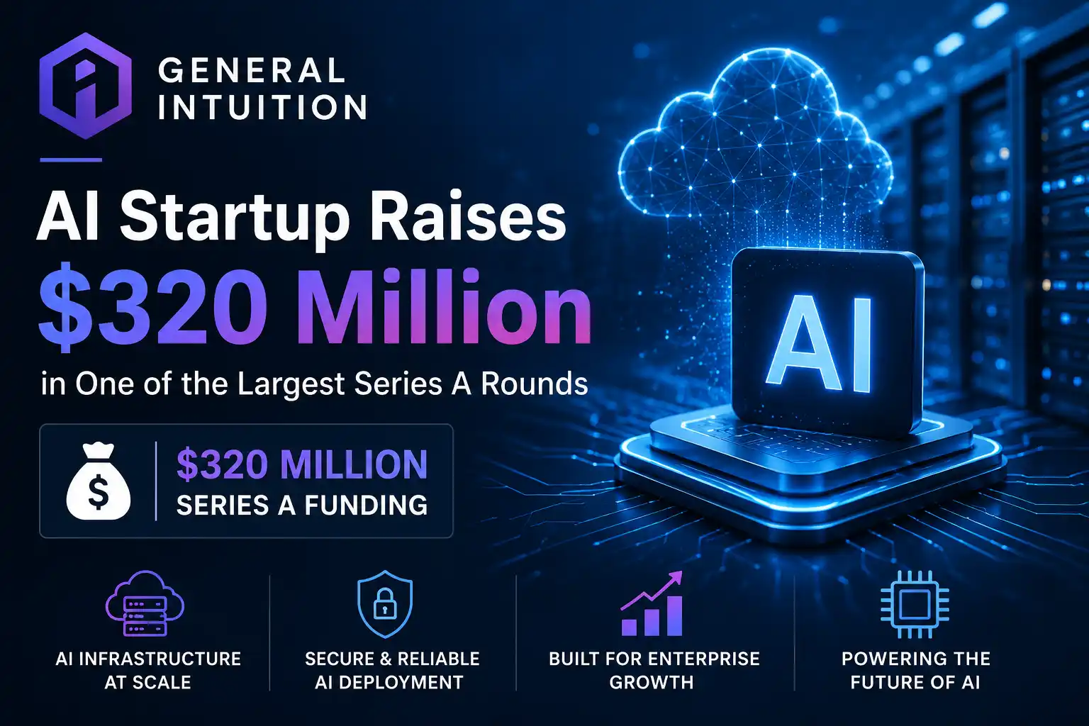 General Intuition AI Startup Raises $320 Million in One of the Largest Series A Rounds