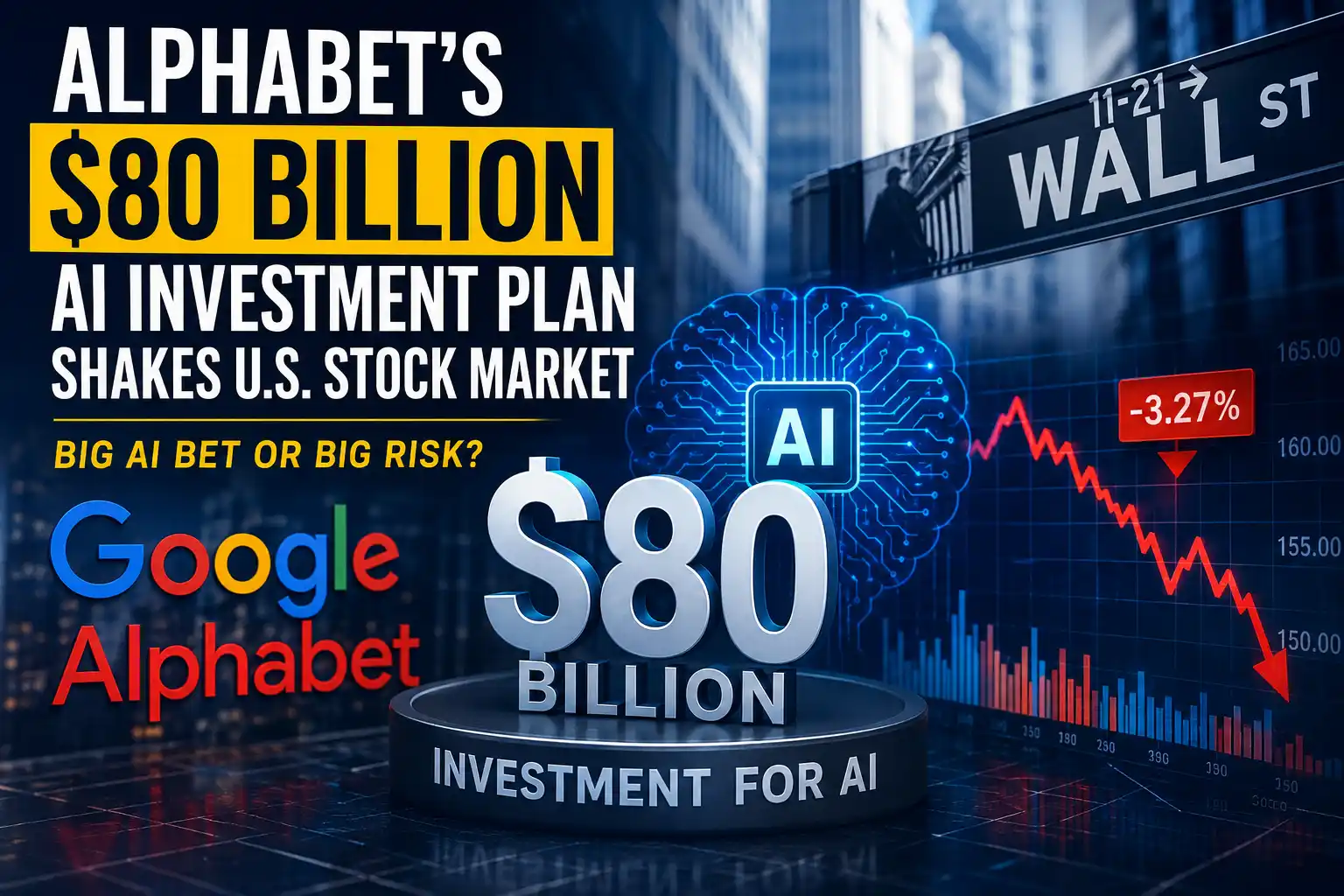 How Alphabet’s $80 Billion Fundraising Move Affected U.S. Markets