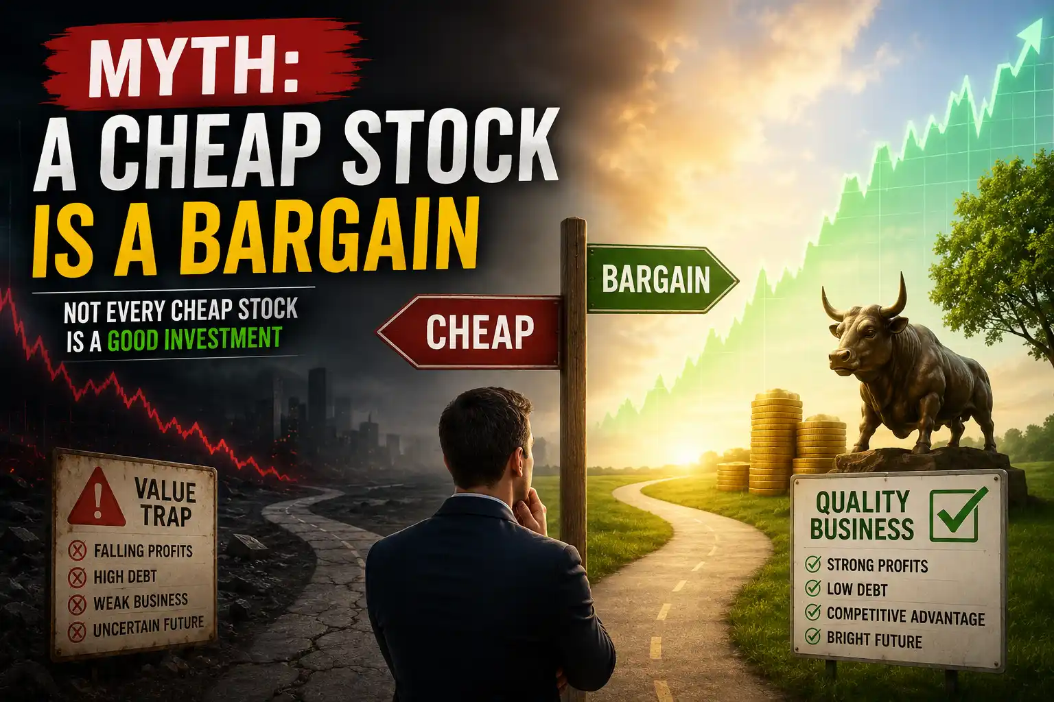 Myth: “A Cheap Stock Is a Bargain” – Is a Cheap Stock Really Cheap?