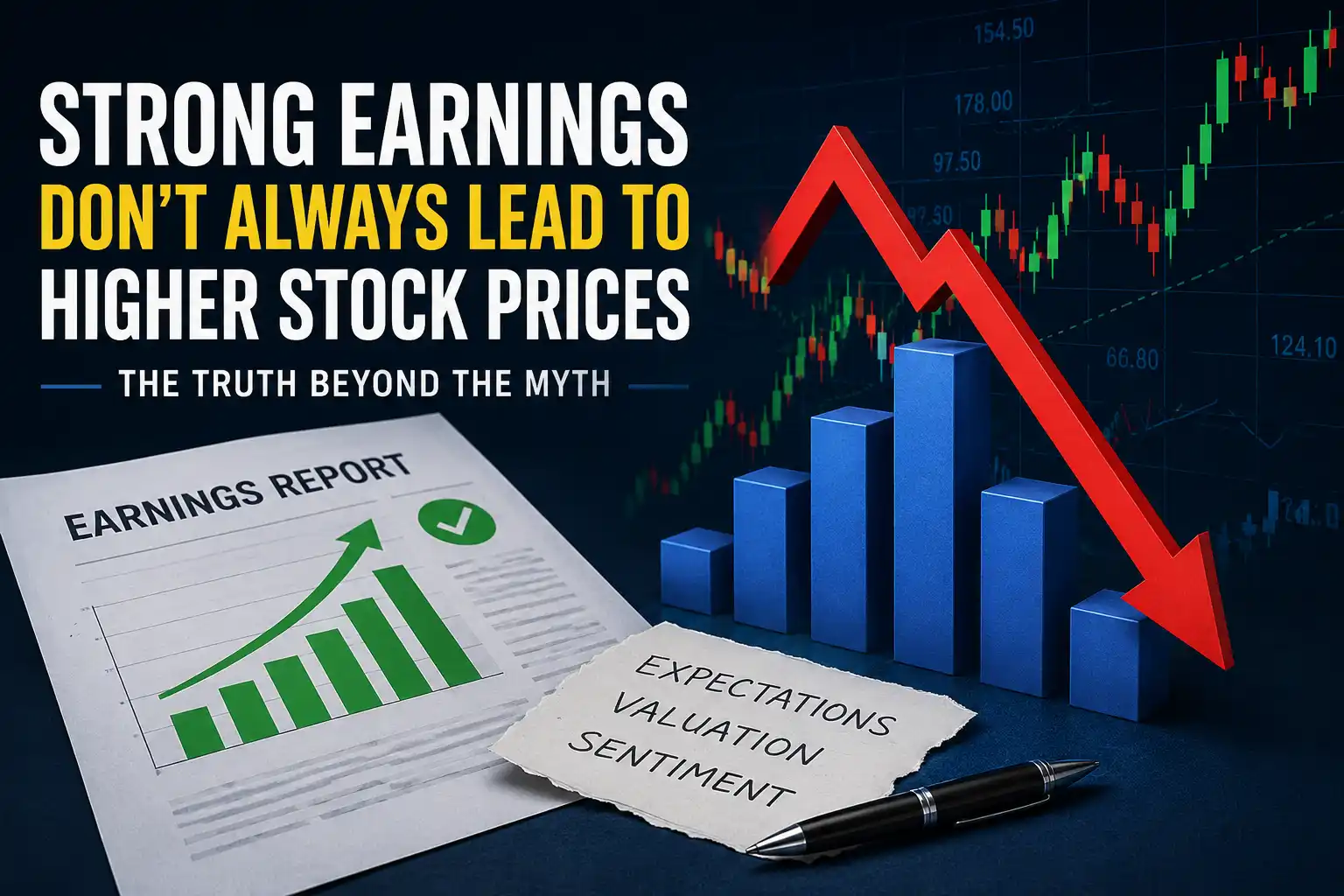 Why Strong Earnings Don’t Always Lead to Higher Stock Prices