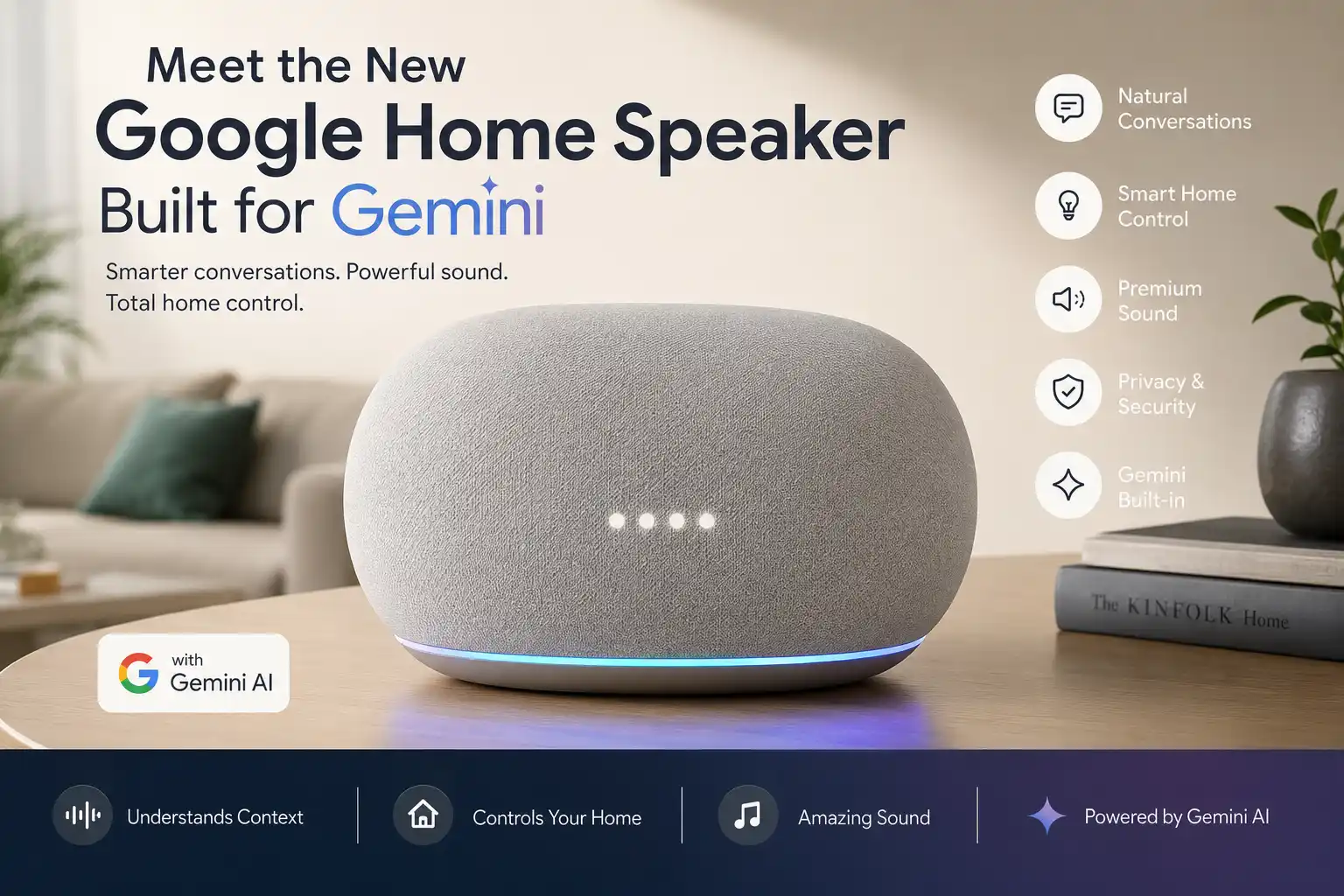 From Commands to Conversations: Google’s New Gemini Speaker Changes Everything