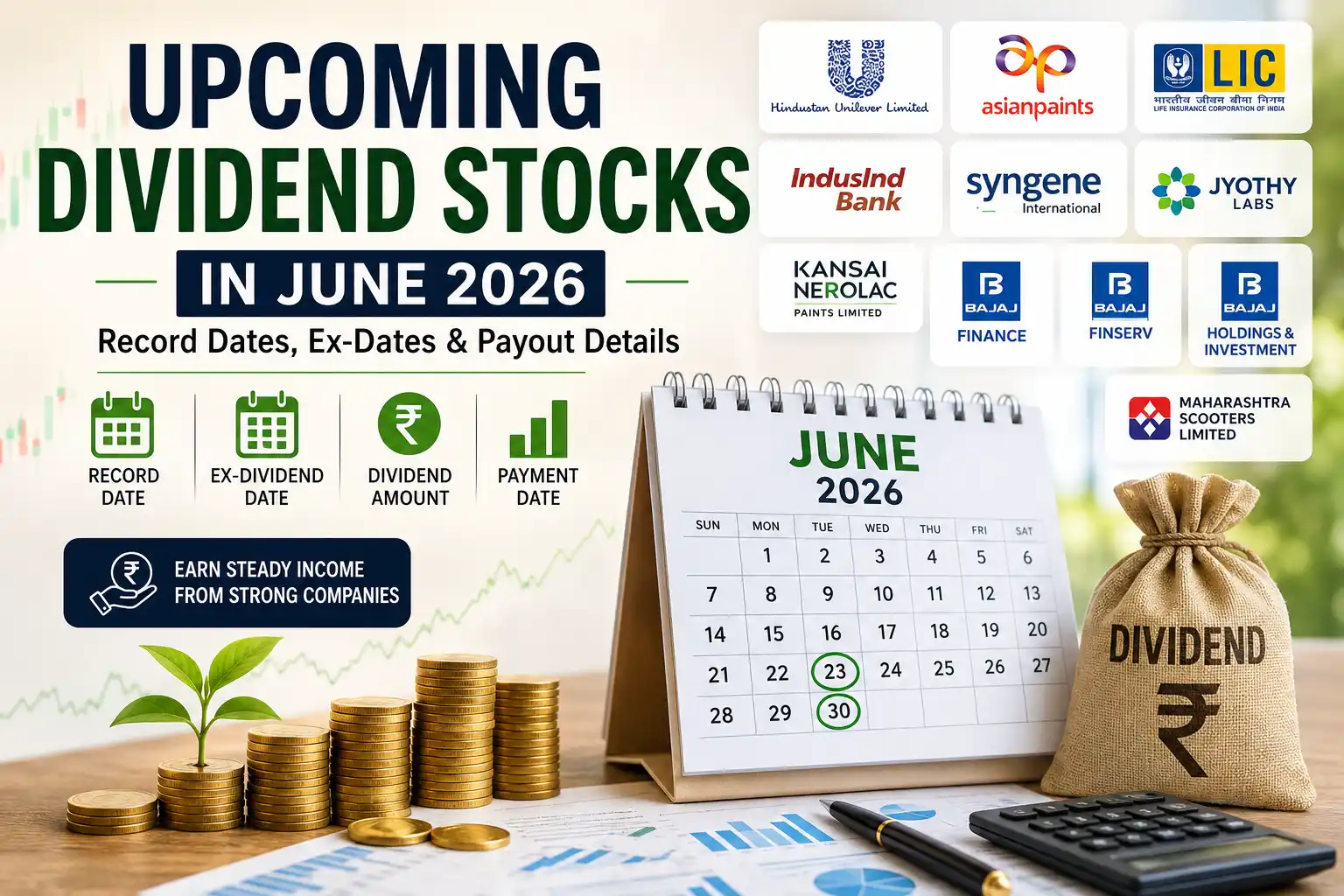 Upcoming Dividend Stocks in the Coming Days: Important Information for Investors