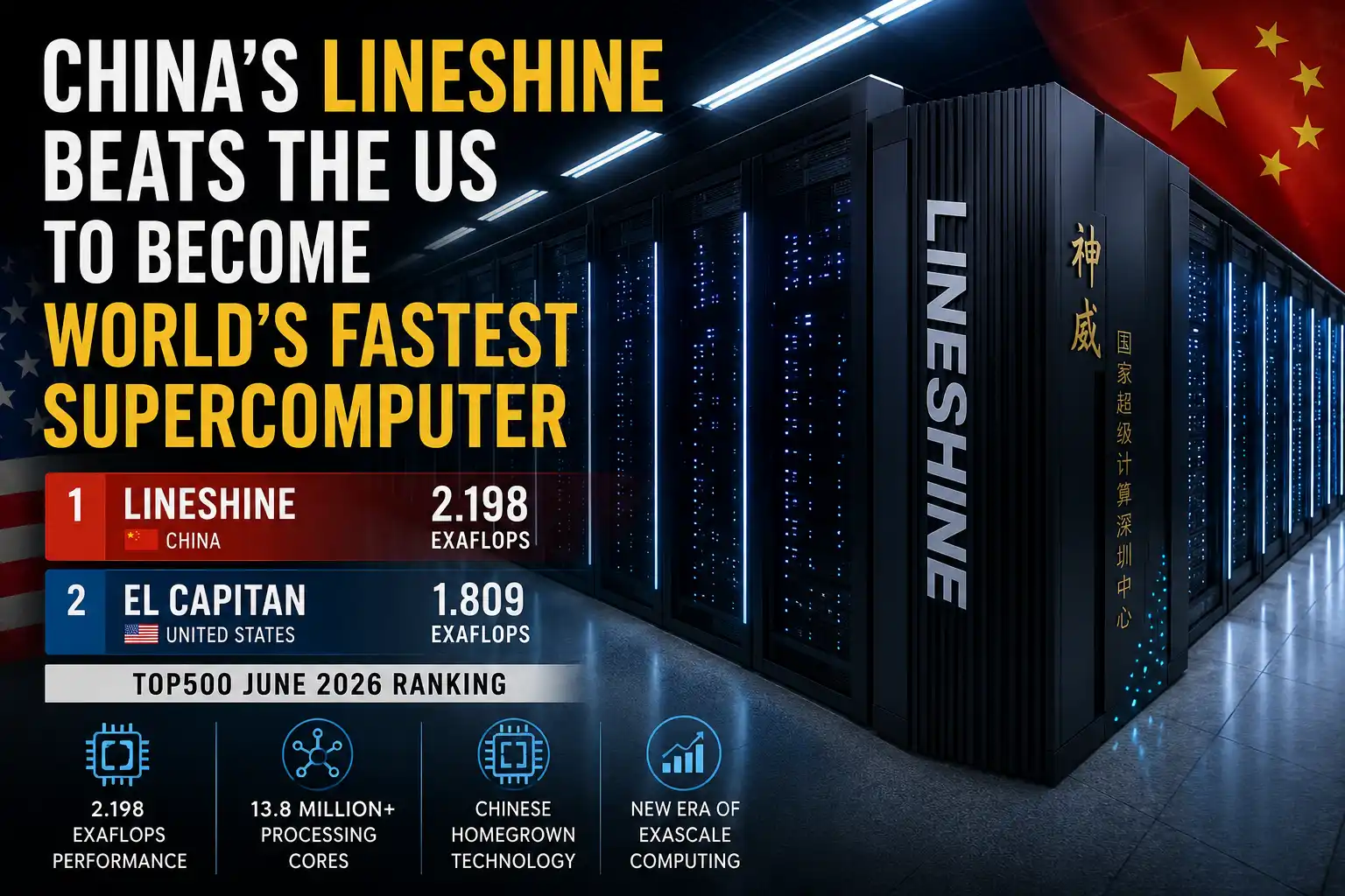 How China’s LineShine Became the World’s Most Powerful Supercomputer