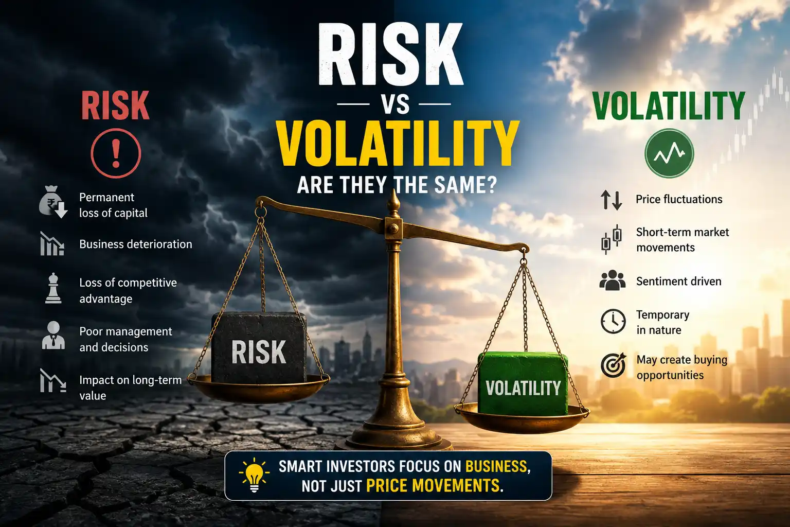 Risk vs Volatility: Why They Are Not the Same in Investing