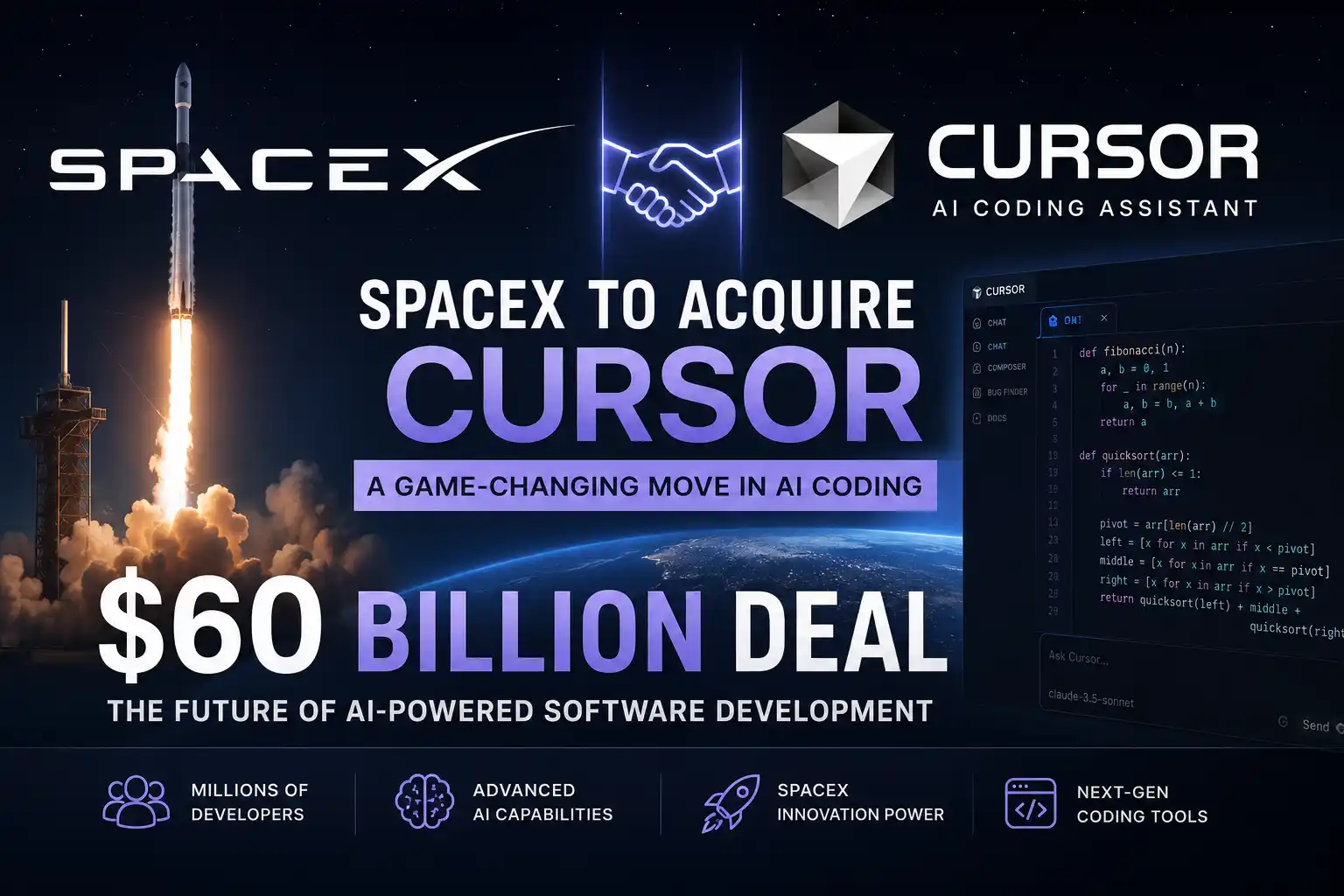 SpaceX to Acquire Cursor in $60 Billion Deal: A New Era for AI Coding