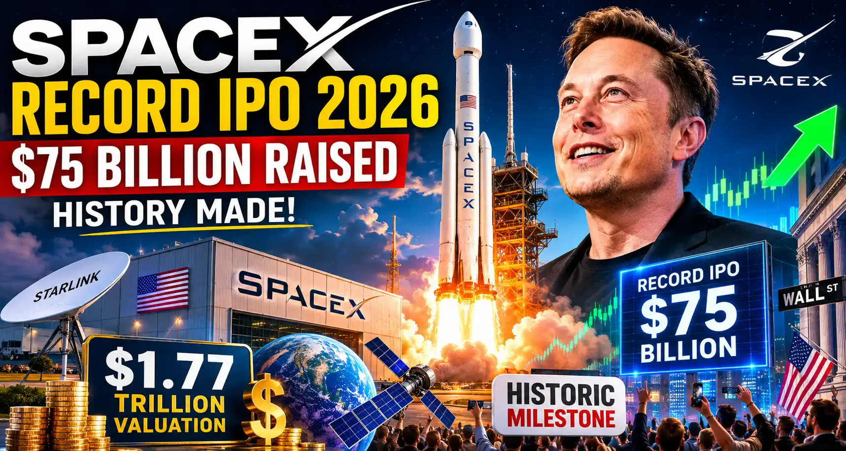 Why SpaceX’s $75 Billion IPO Is a Game-Changer for the Space Economy