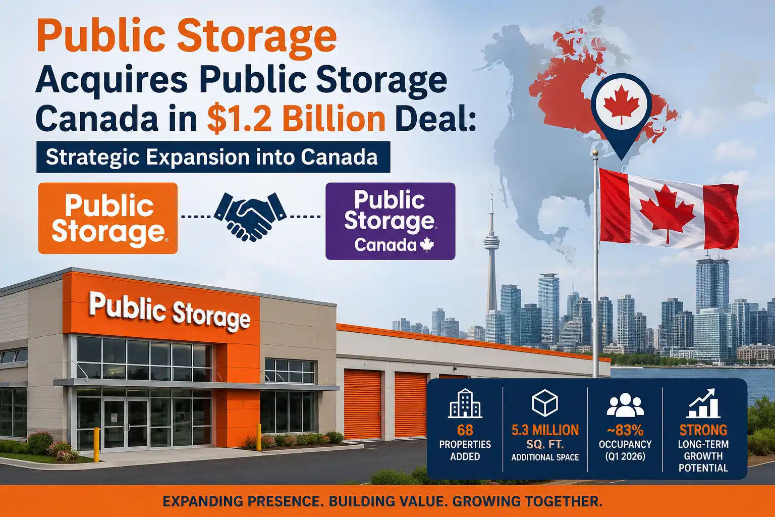 Public Storage Canada Acquisition: Deal Details, Strategy & Future Growth