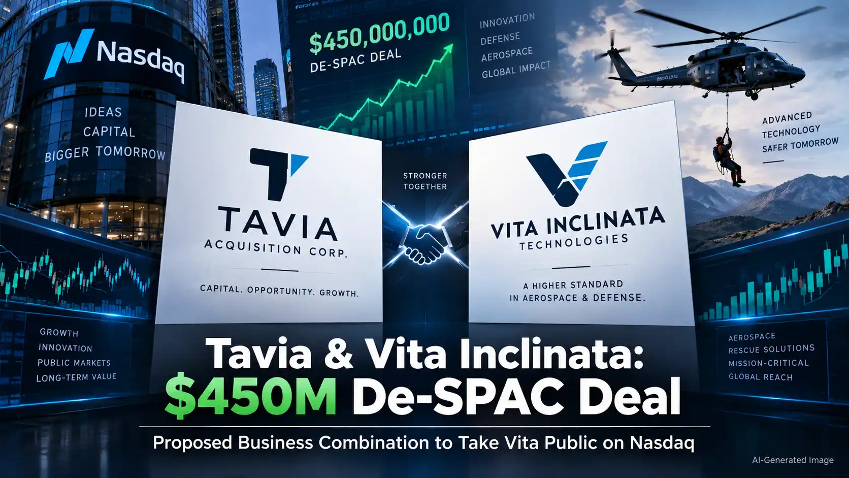 Tavia Acquisition Corp. and Vita Inclinata Merger: $450 Million De-SPAC Deal Explained